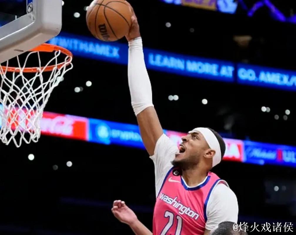 加福德出战13分钟，投篮1中1得到2分2篮板2助攻1抢断1盖帽